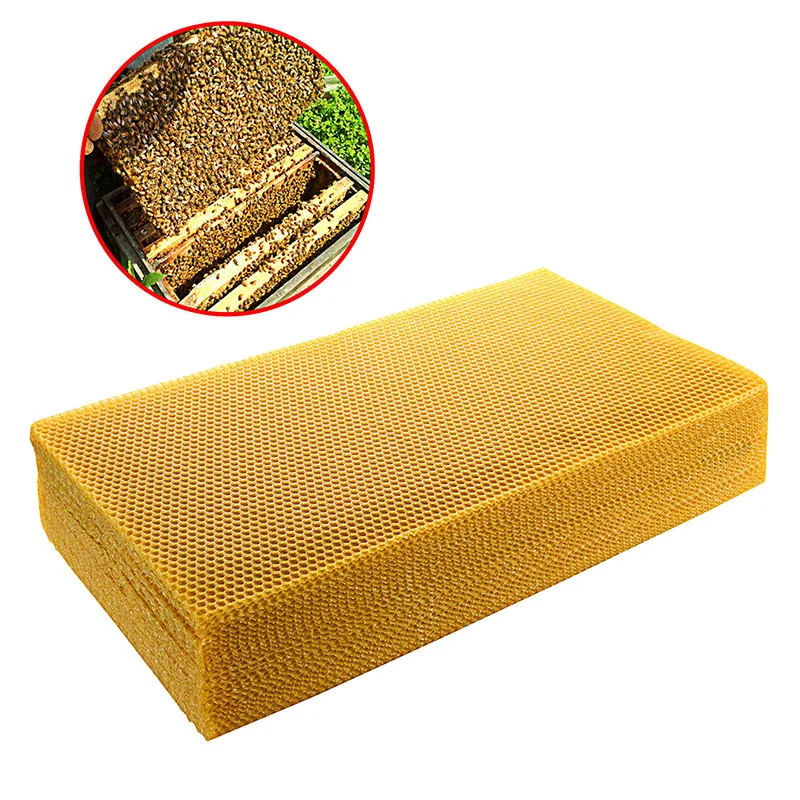 Beehive Frame Wax - 30 unidades/pacote abelha pente fundação favo